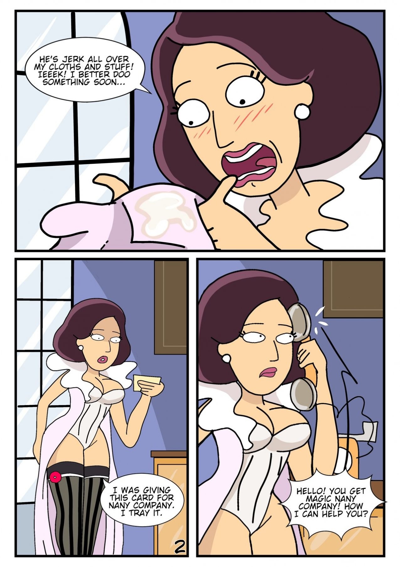 Molly Poppins porn comic picture 4