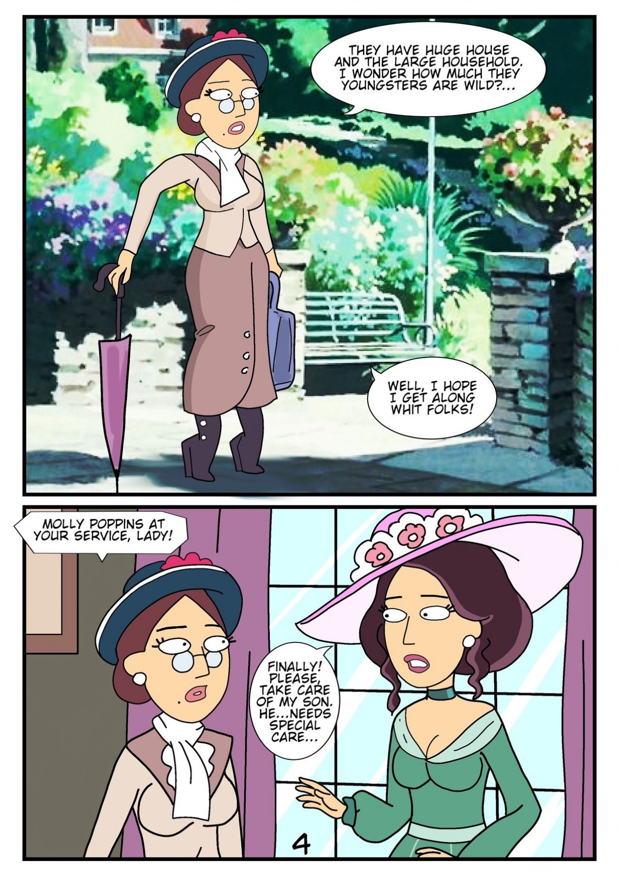 Molly Poppins porn comic picture 6