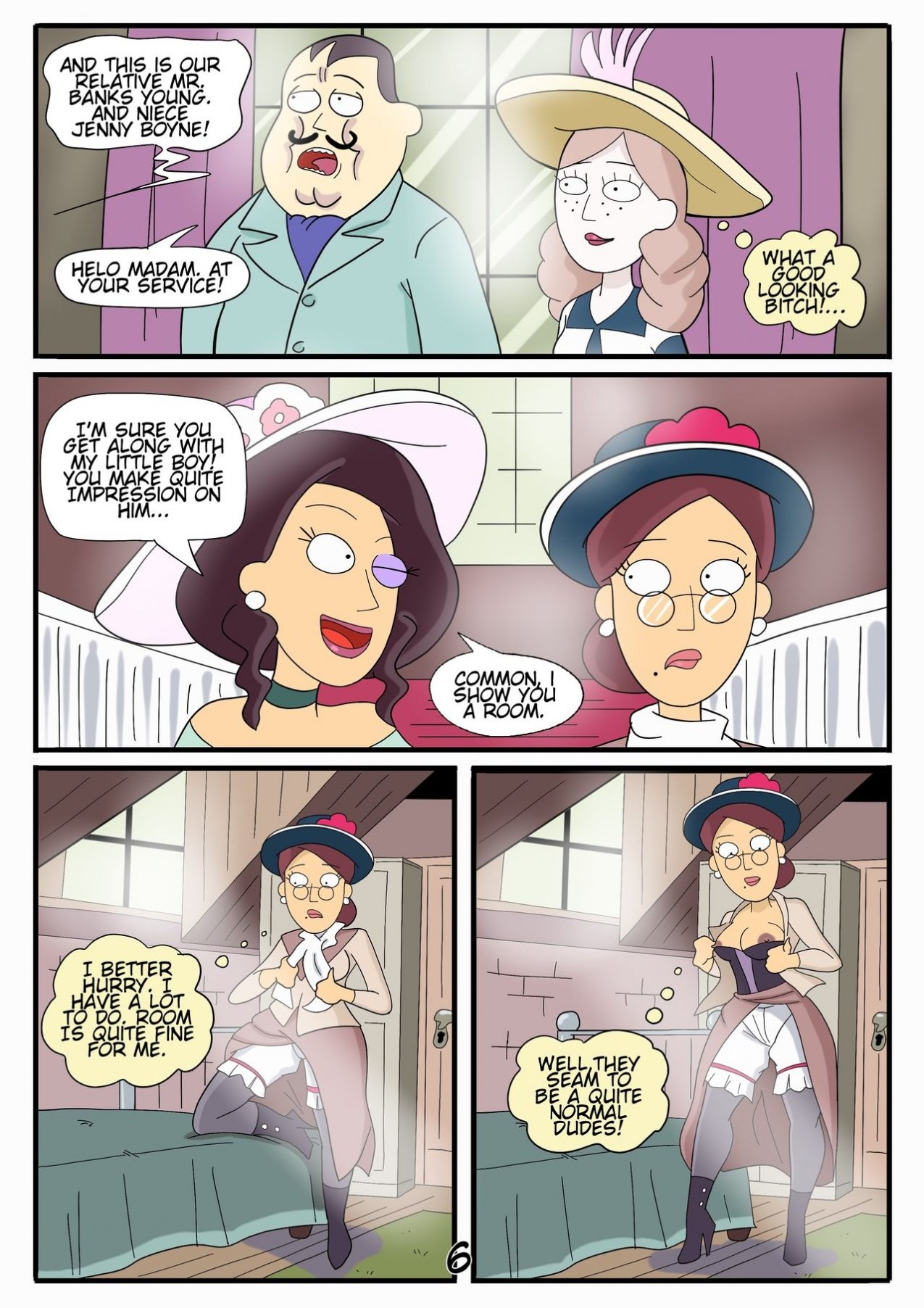 Molly Poppins porn comic picture 8