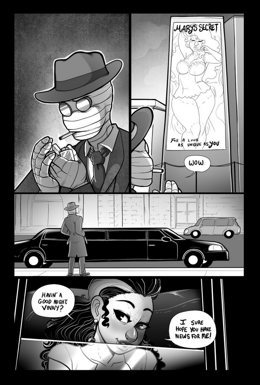 Mr Invisible & The Bride Of Frankenstein porn comic picture 1