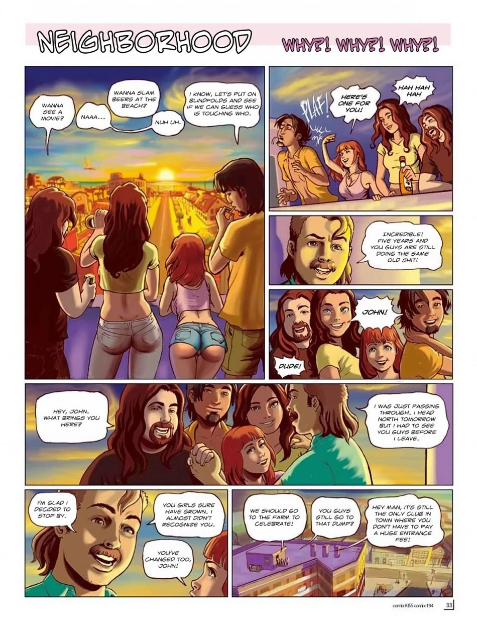 Neighborhood porn comic picture 1
