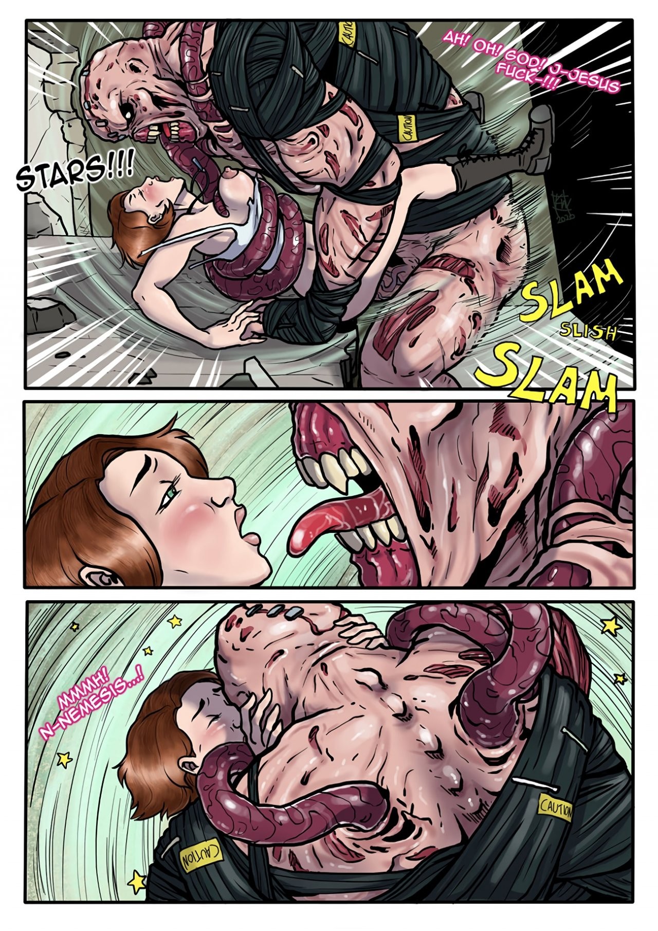 Nemesis and Jill porn comic picture 3