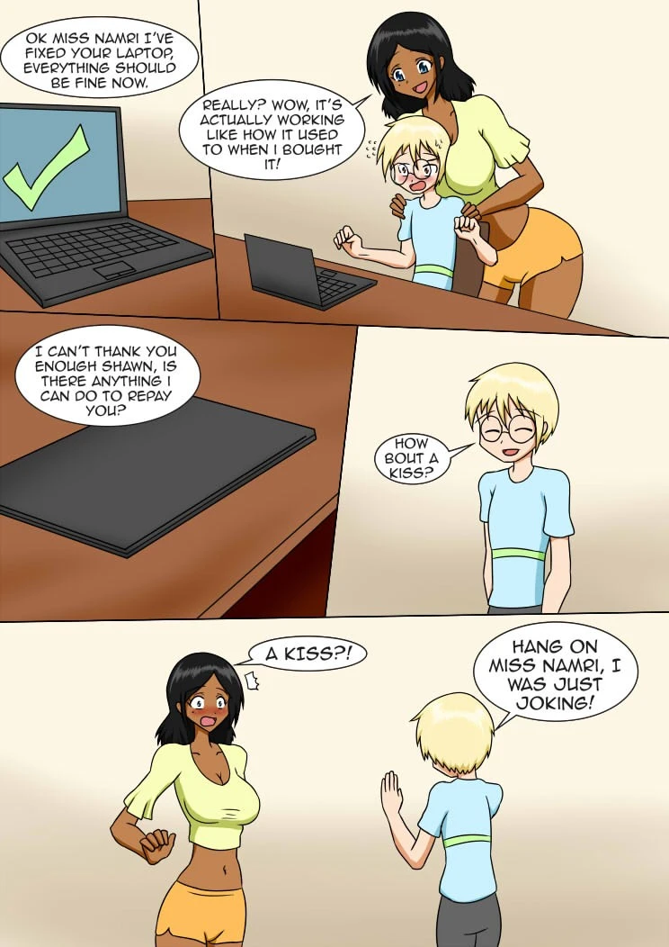 New Neighbours: Shawn and Namri porn comic picture 3