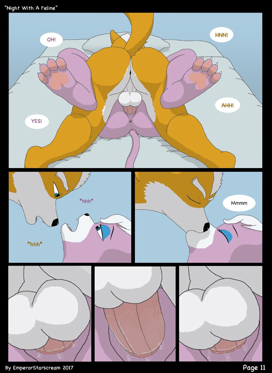 Night With A Feline porn comic picture 11
