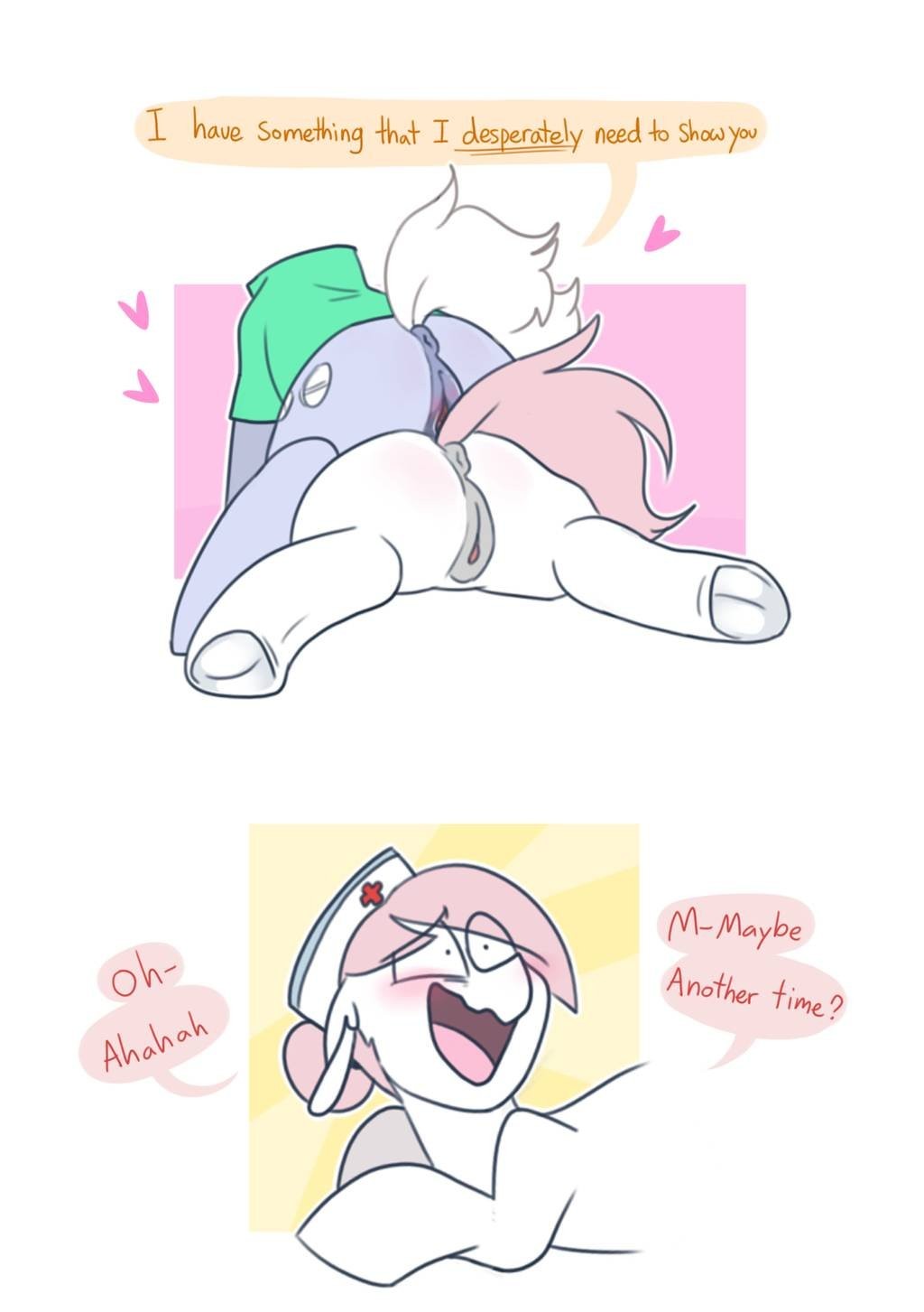 NSFW Comic! White Pills X Redheart porn comic picture 9