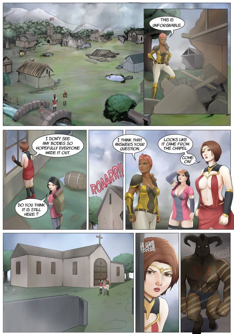 Nun and Bull porn comic picture 5