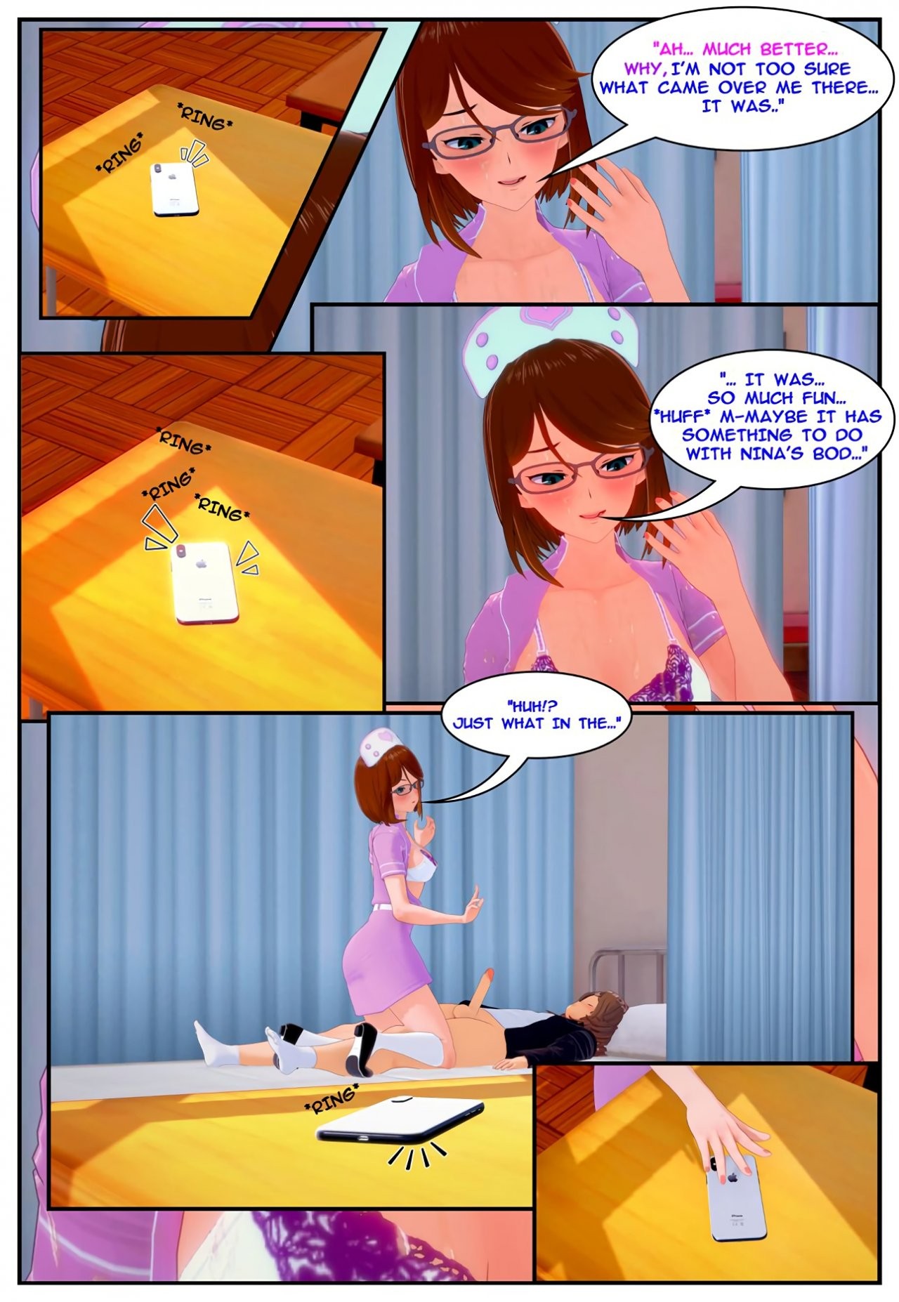 Nurse Nina's Night: Part two! porn comic picture 4