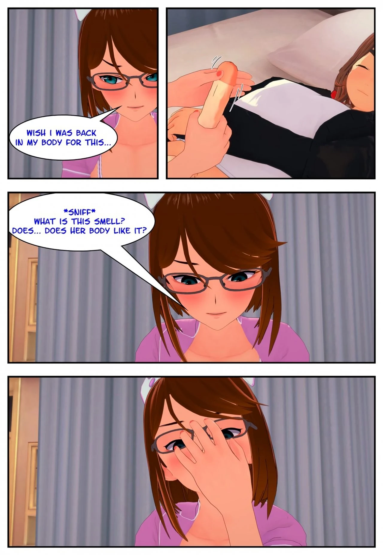 Nurse Nina's night porn comic picture 16