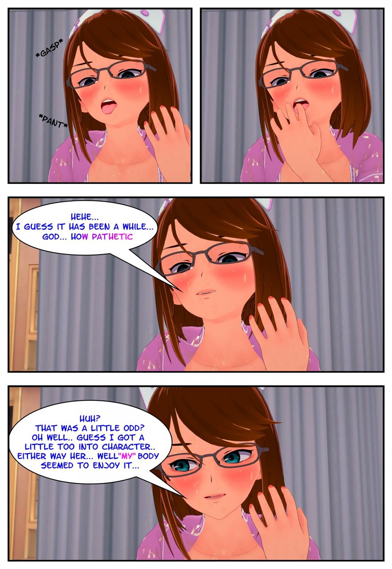 Nurse Nina's night porn comic picture 19
