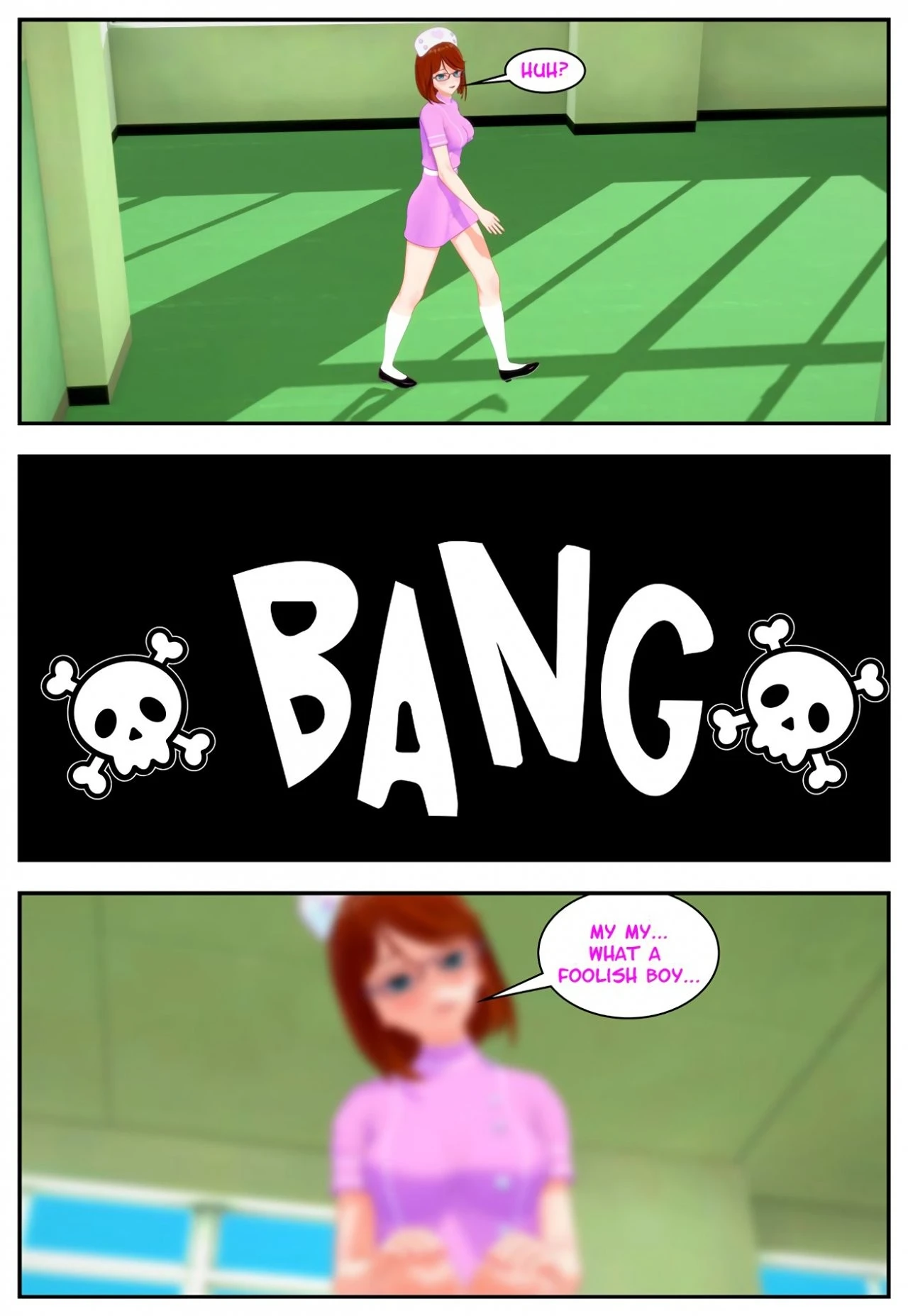 Nurse Nina's night porn comic picture 3
