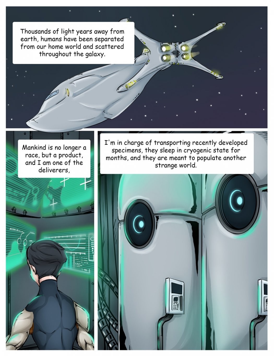 Outer Space Delivery porn comic picture 2