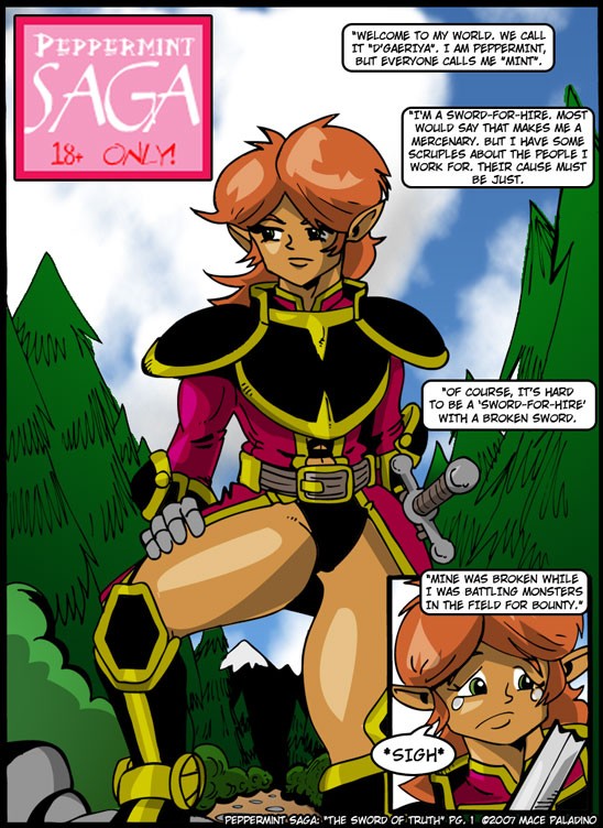 Peppermint Saga - The Sword of Truth porn comic picture 3
