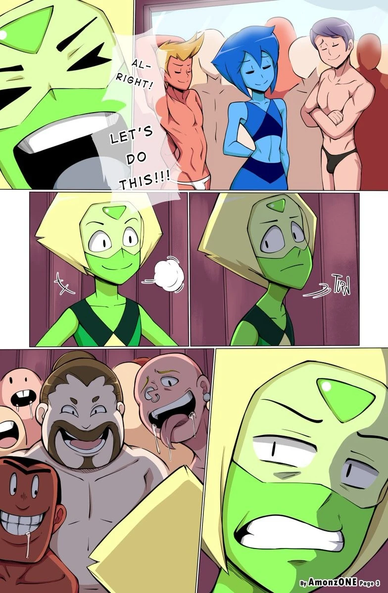 Peridot + Lapis porn comic picture 3
