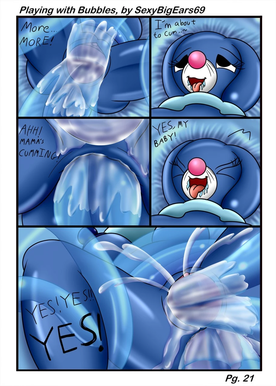 Playing with Bubbles porn comic picture 21