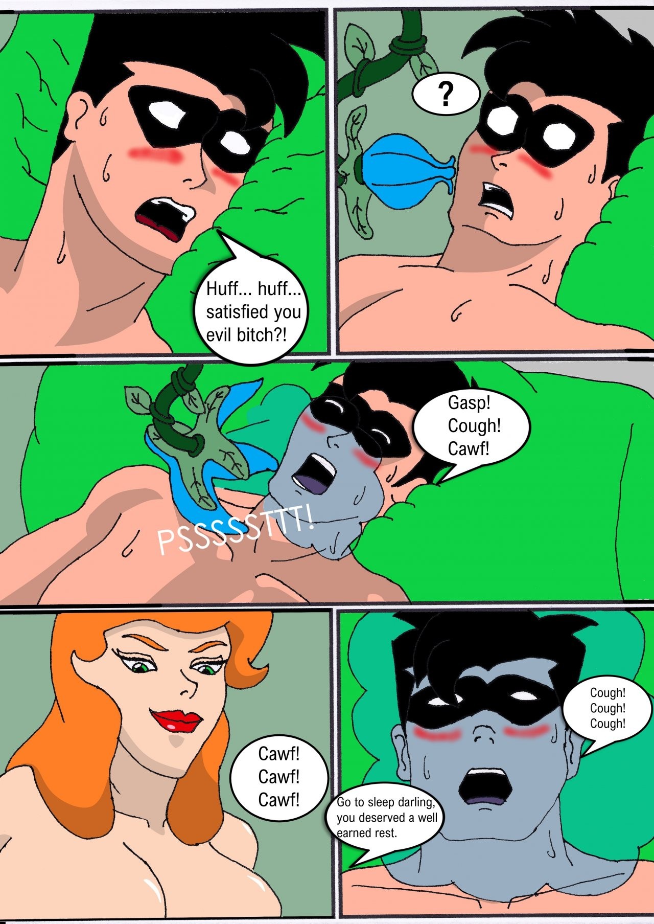 Poison Ivy & Robin: Elicitation of his Intimate Seed porn comic picture 31