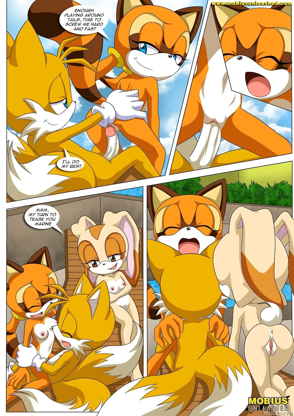 Poolside Fun porn comic picture 9