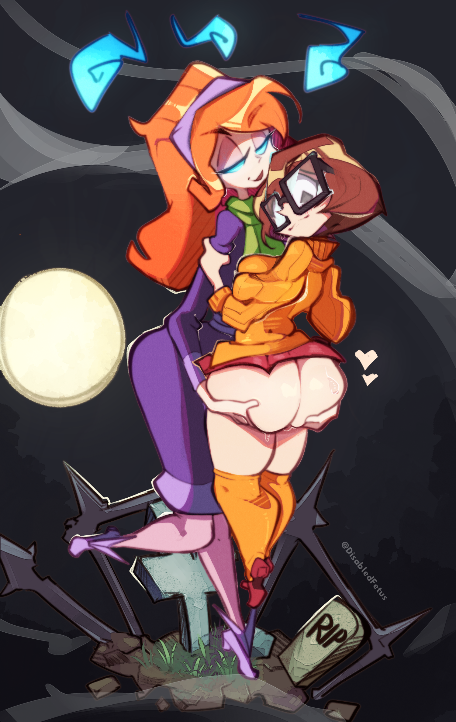 Possessed Daphne and Velma porn comic picture 2
