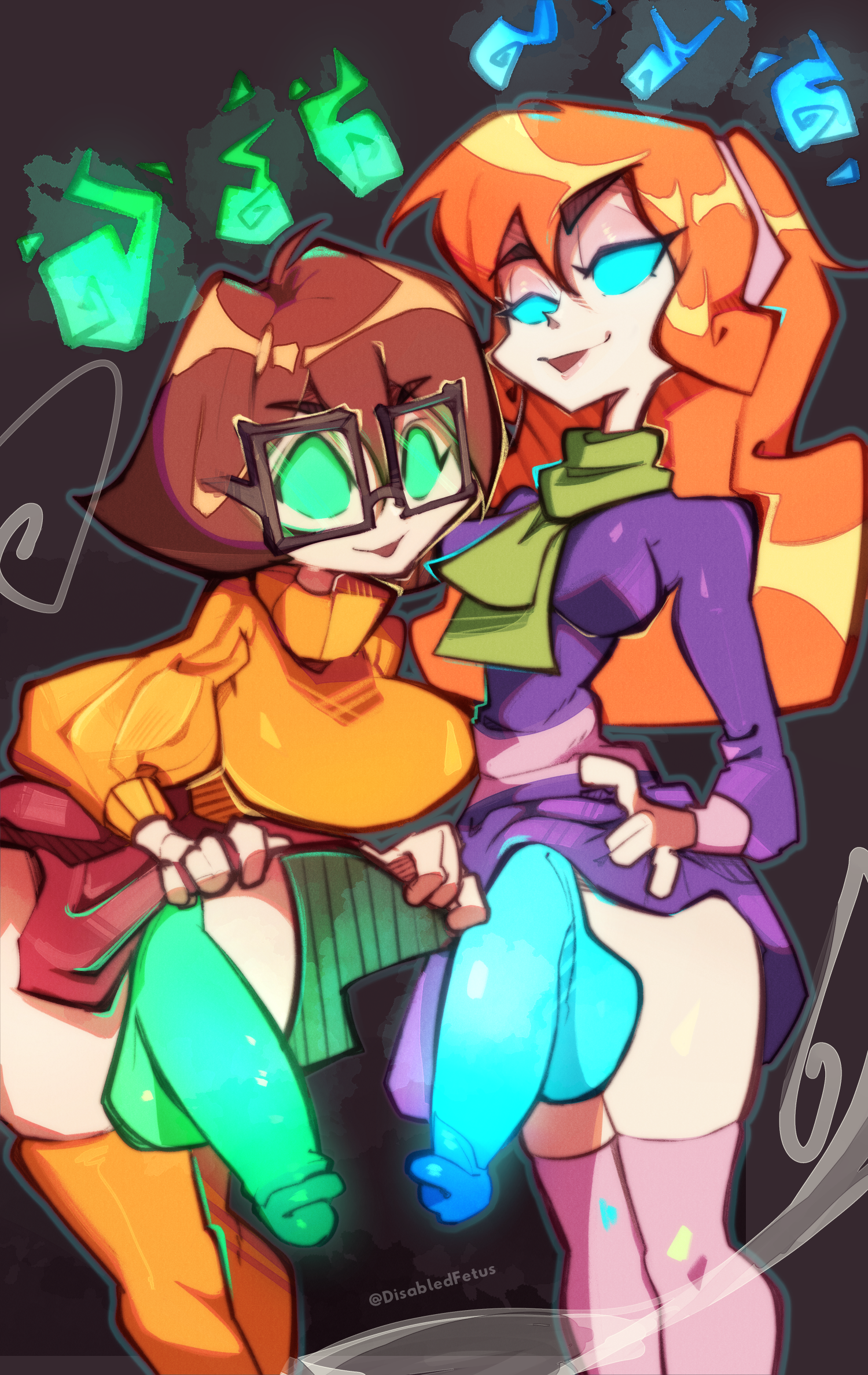 Possessed Daphne and Velma porn comic picture 5