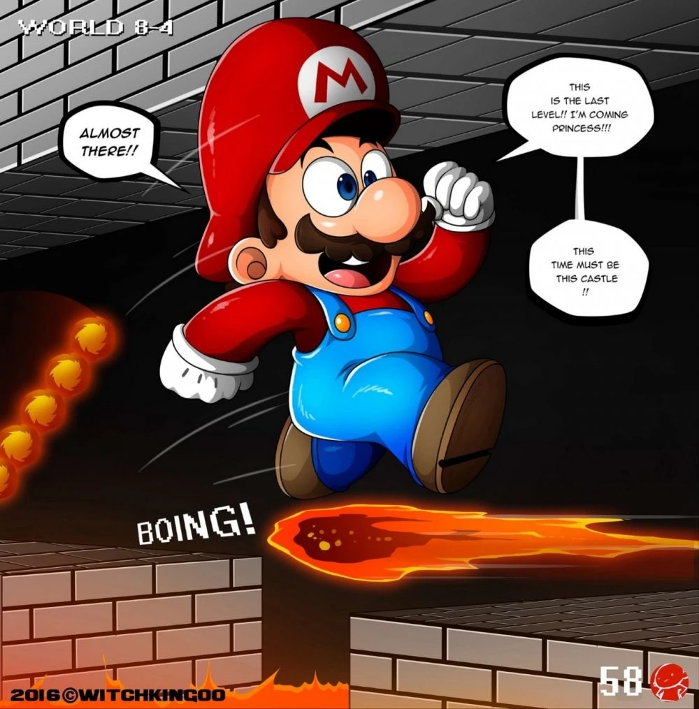 Princess Peach In: Thanks Mario porn comic picture 59