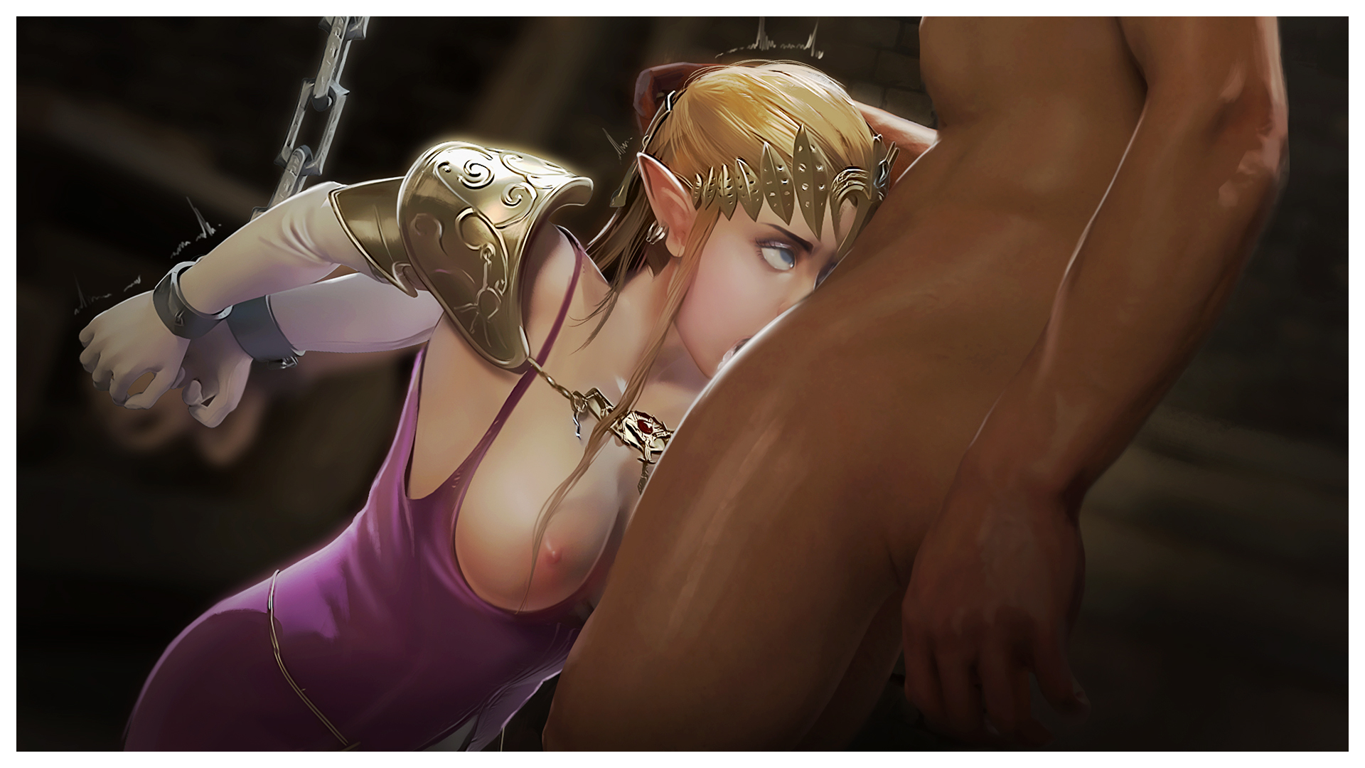 Princess Zelda porn comic picture 14