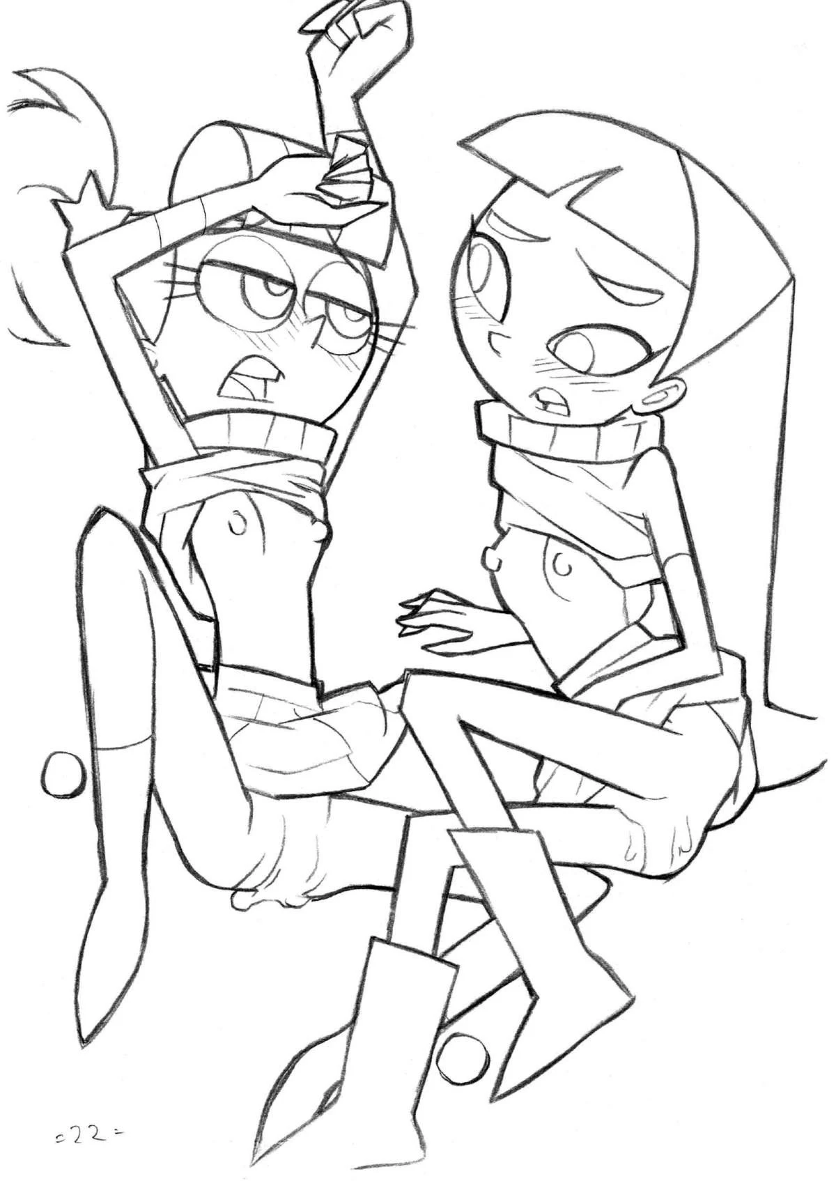 Psychosomatic Counterfeit Ex Trixie & Veronica hentai manga picture 21