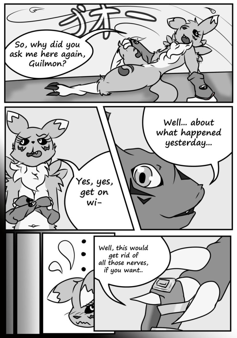Renamon's Collar porn comic picture 2