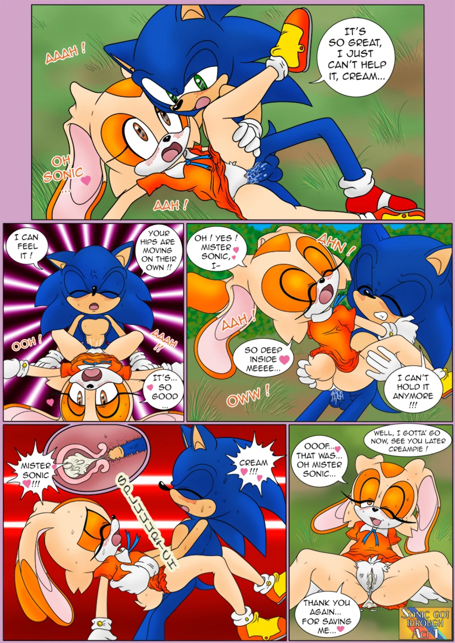 Reward for saving you - Cream porn comic picture 3