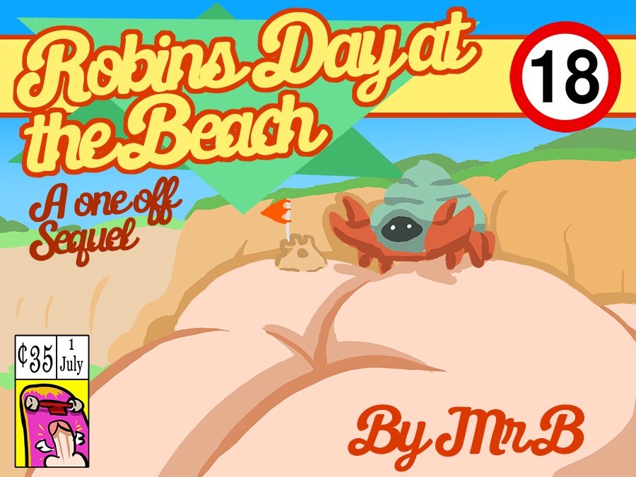 Robin's Day at the Beach porn comic picture 1