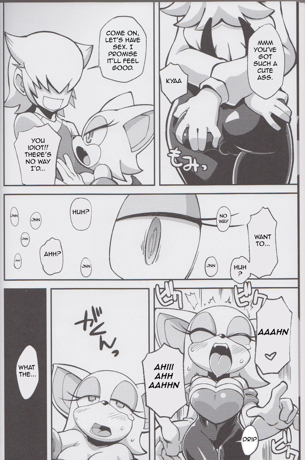Rouge The girl next game hentai manga picture 5