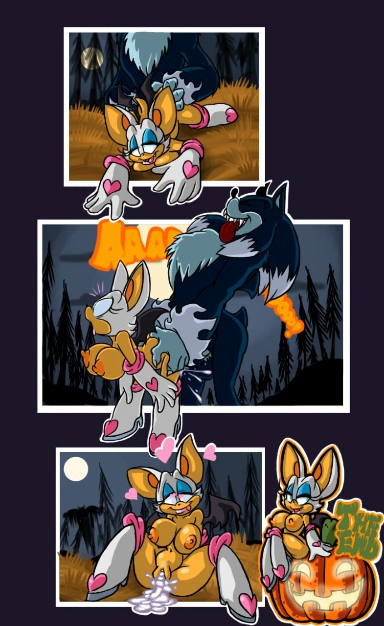 Rough Halloween porn comic picture 4