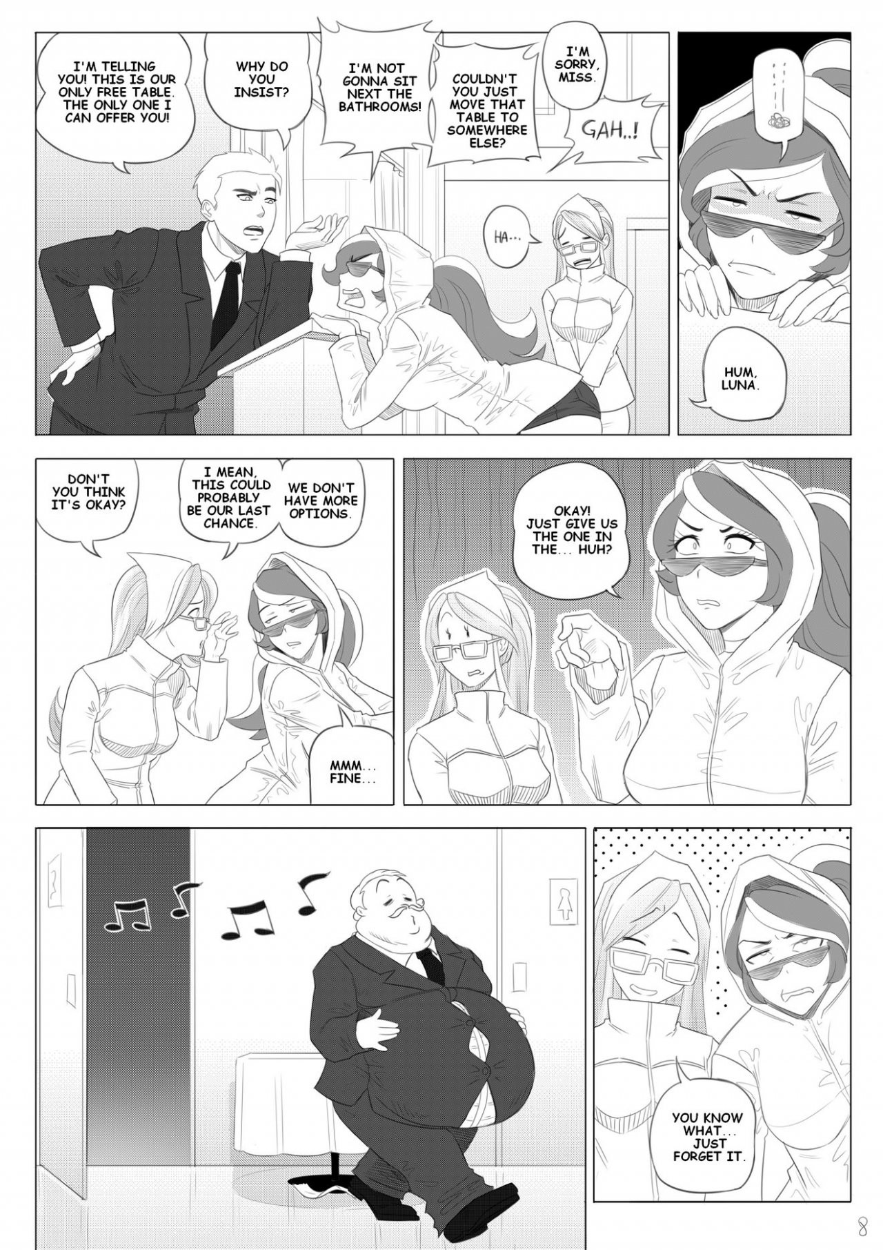 Royalty Girls Night porn comic picture 9