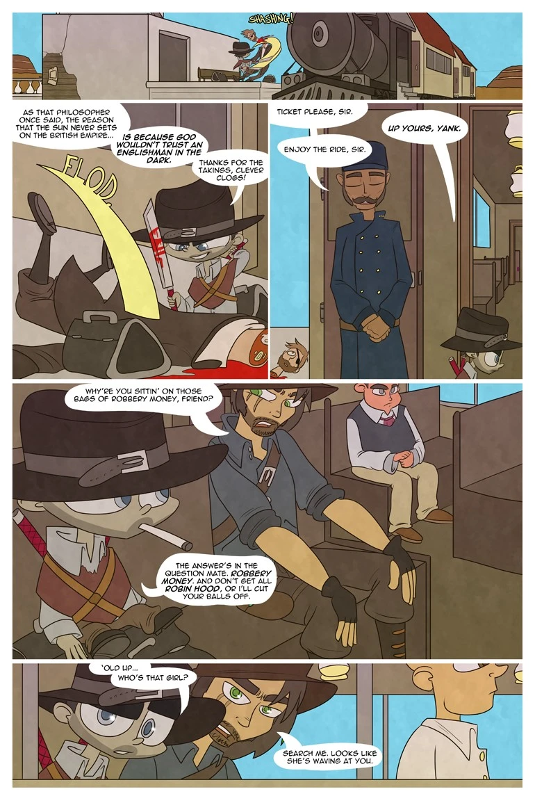 Saloon porn comic picture 8