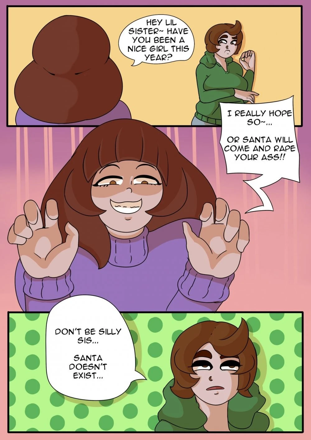 Santa visits CosTroupe porn comic picture 1
