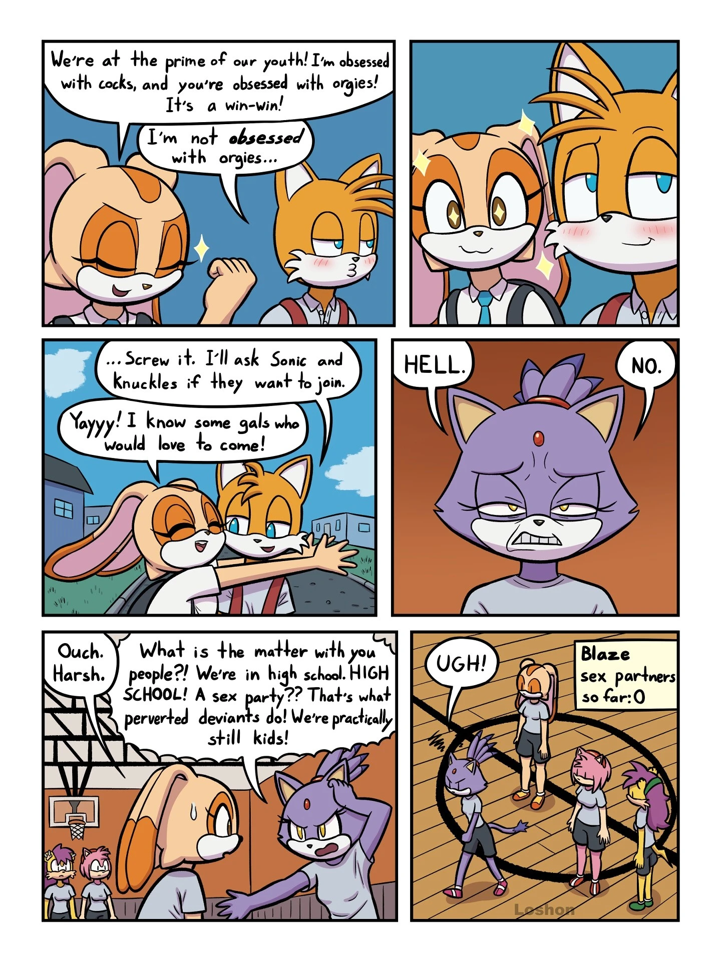 Senior Skip Day porn comic picture 7