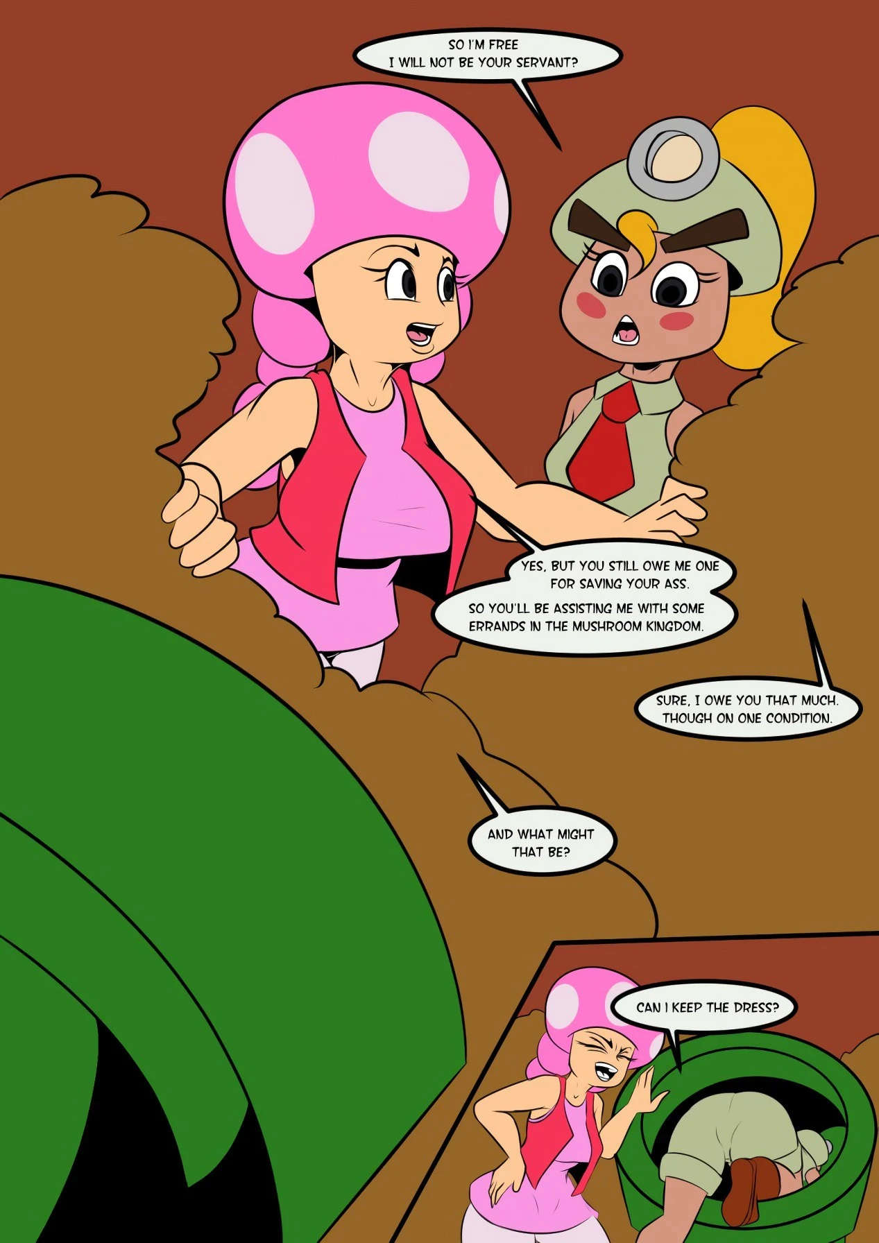 Shan-Toadette porn comic picture 8