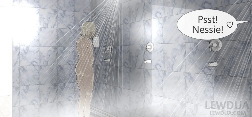 Shower Show - Nessie and Alison porn comic picture 1