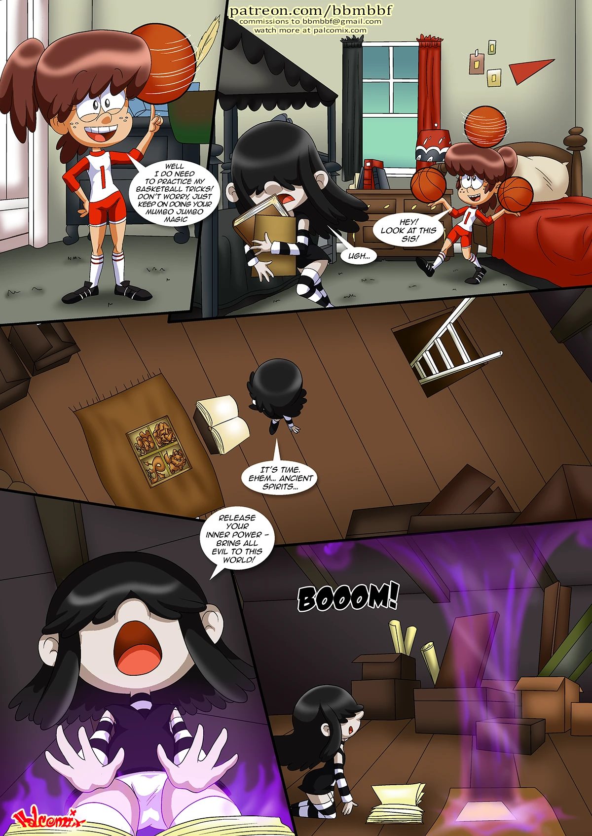 Six Sisters and a Portal porn comic picture 3