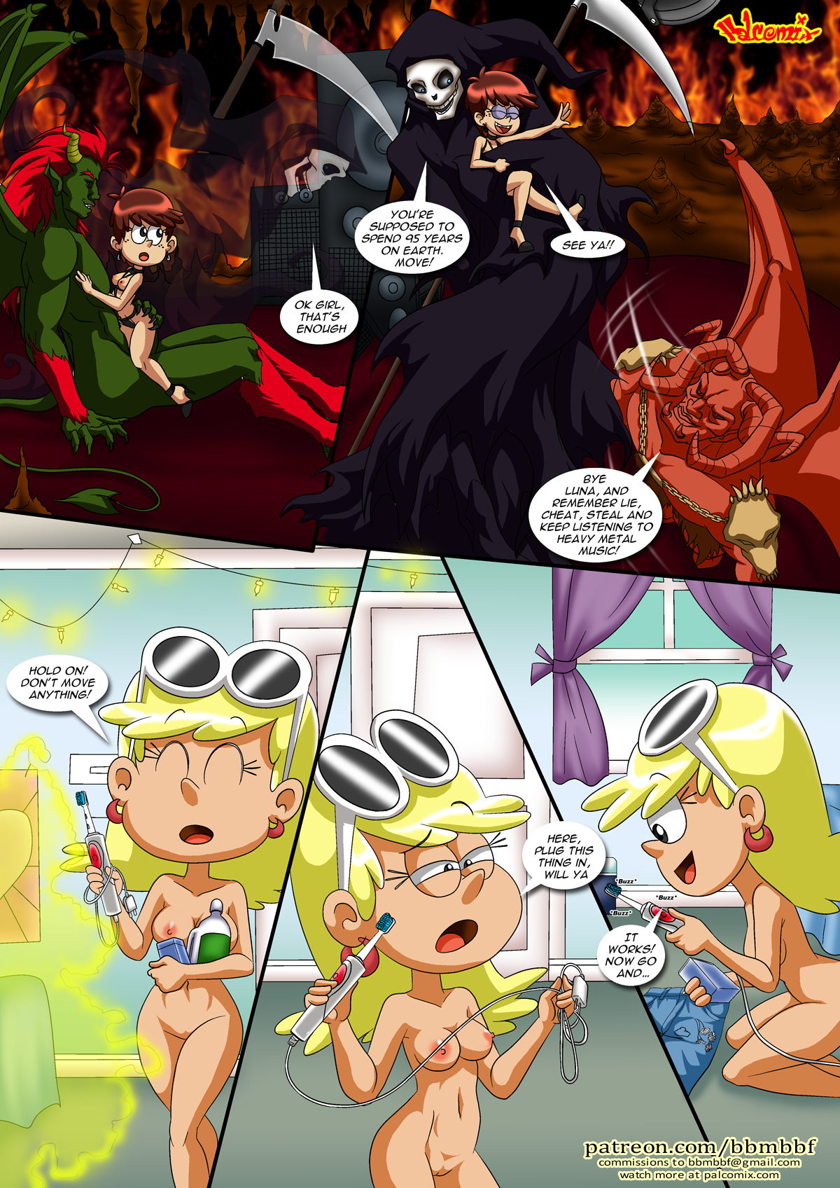 Six Sisters and a Portal porn comic picture 32