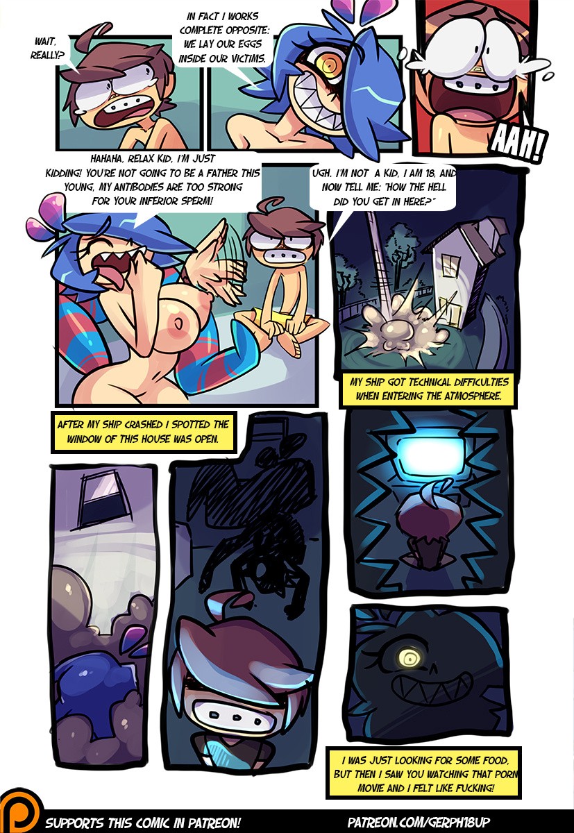 SkarpWorld 1: The Girl with sharp teeth porn comic picture 8