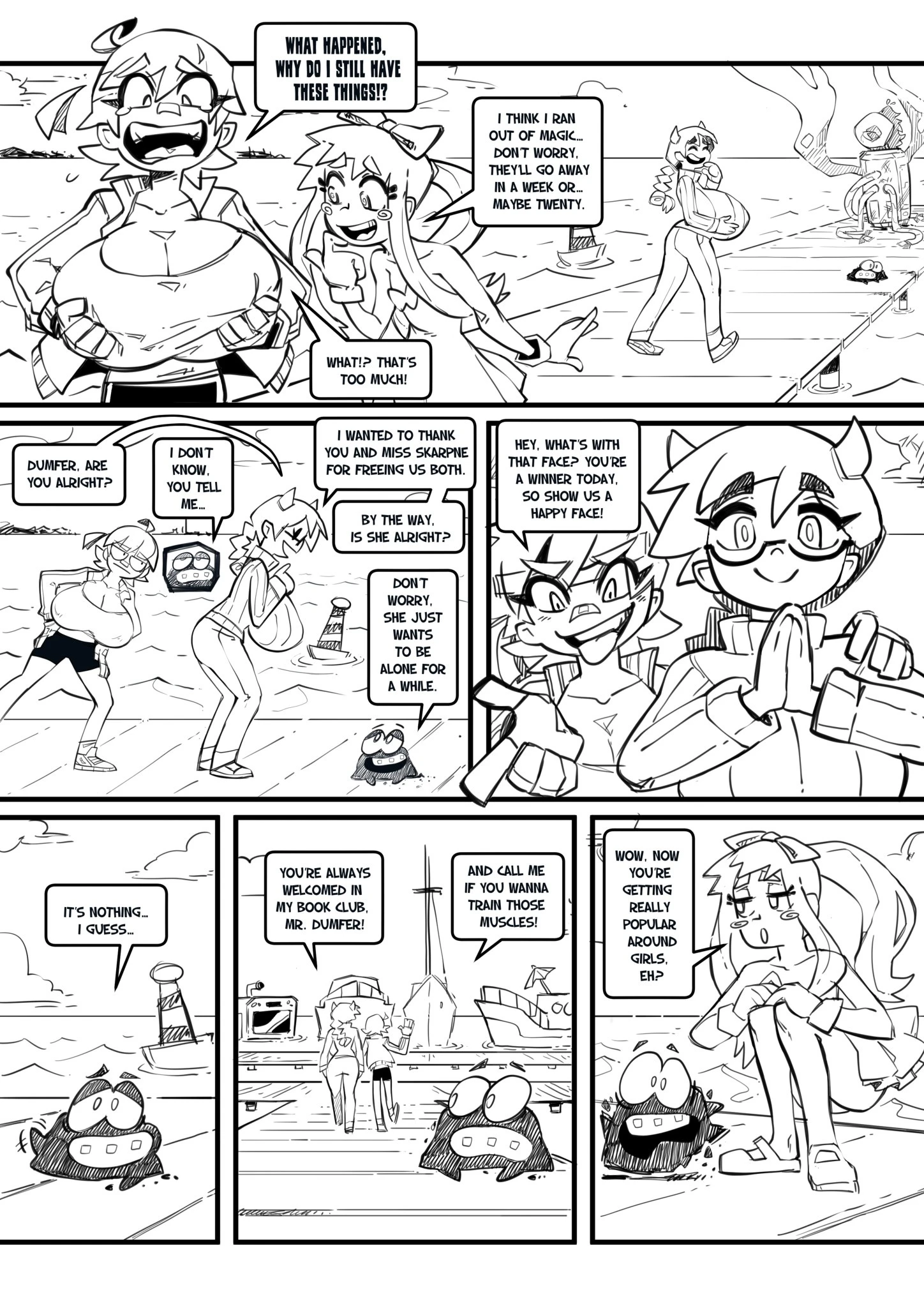 Skarpworld 10: Milk Crisis 4 - Gravity porn comic picture 31
