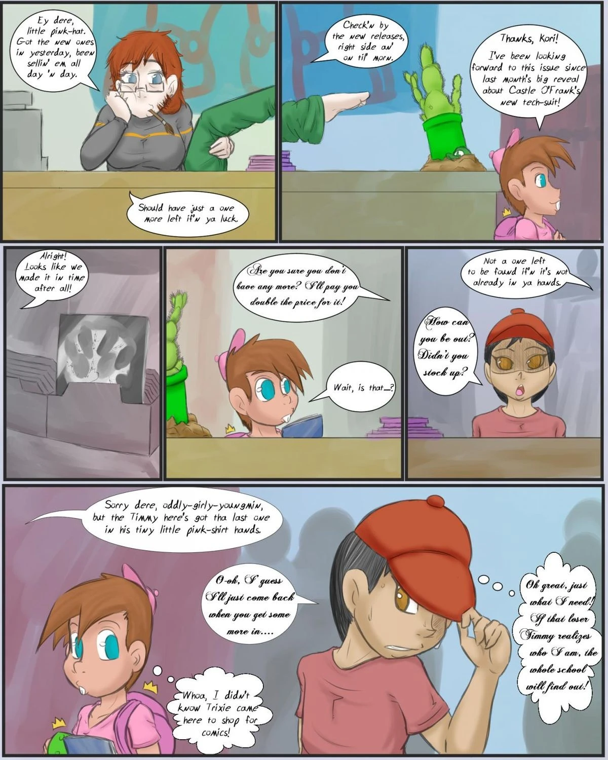 Sleepover Surprise porn comic picture 2