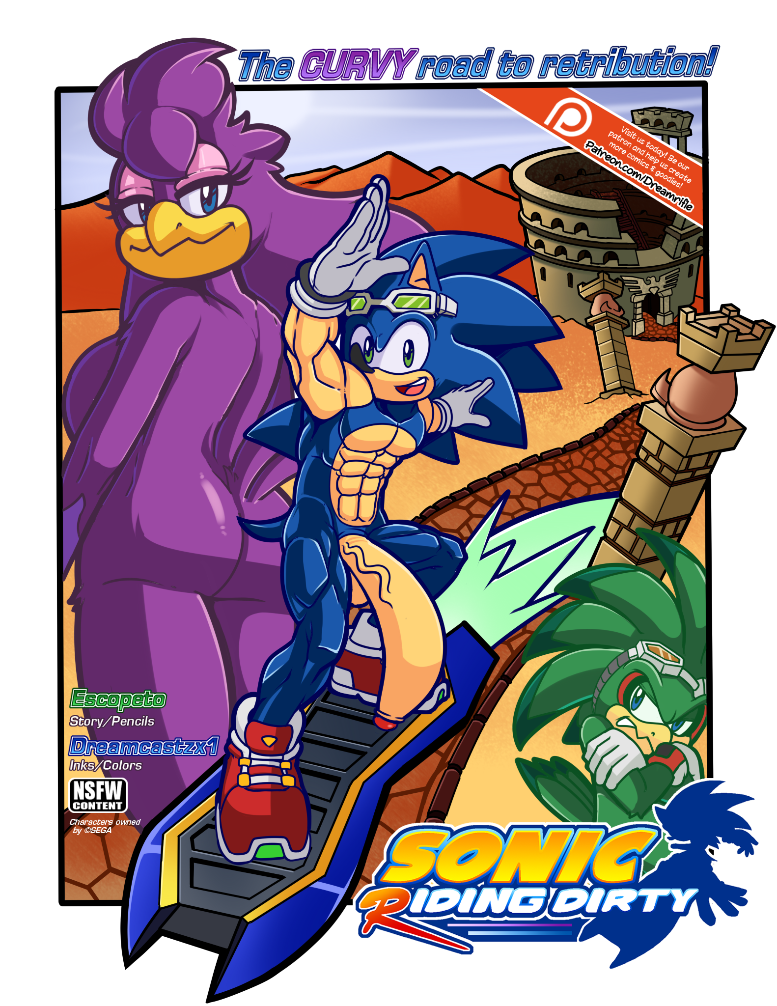 Sonic the hedgehog wave the swallow porn comic