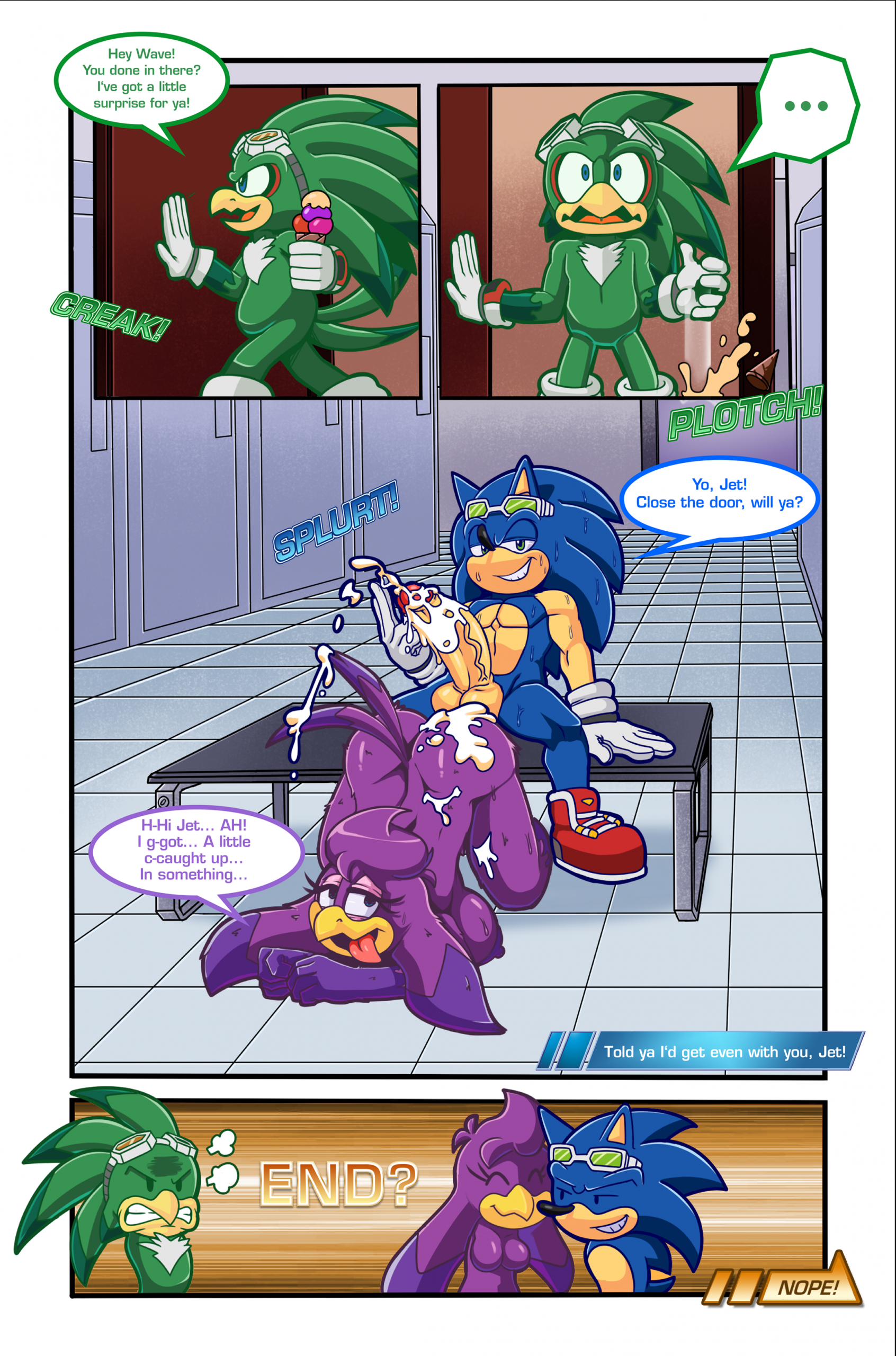 Sonic Riding Dirty porn comic picture 10