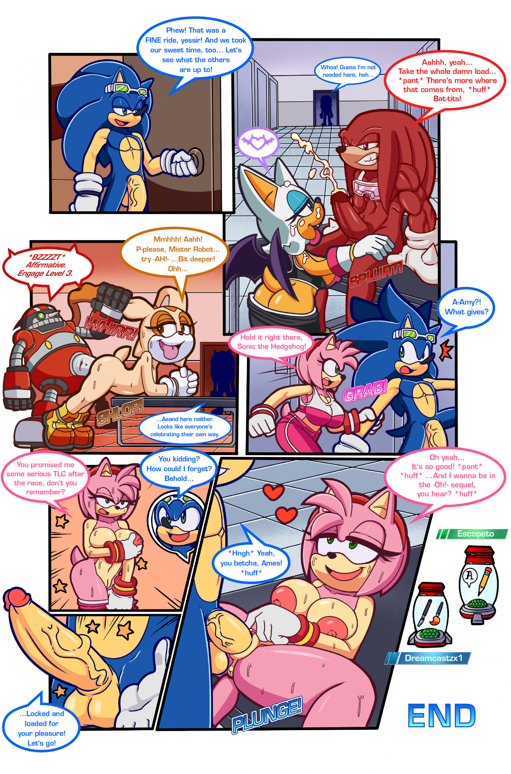 Sonic Riding Dirty porn comic picture 11