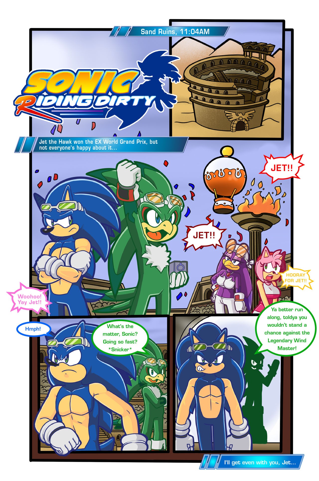 Sonic Riding Dirty porn comic picture 2