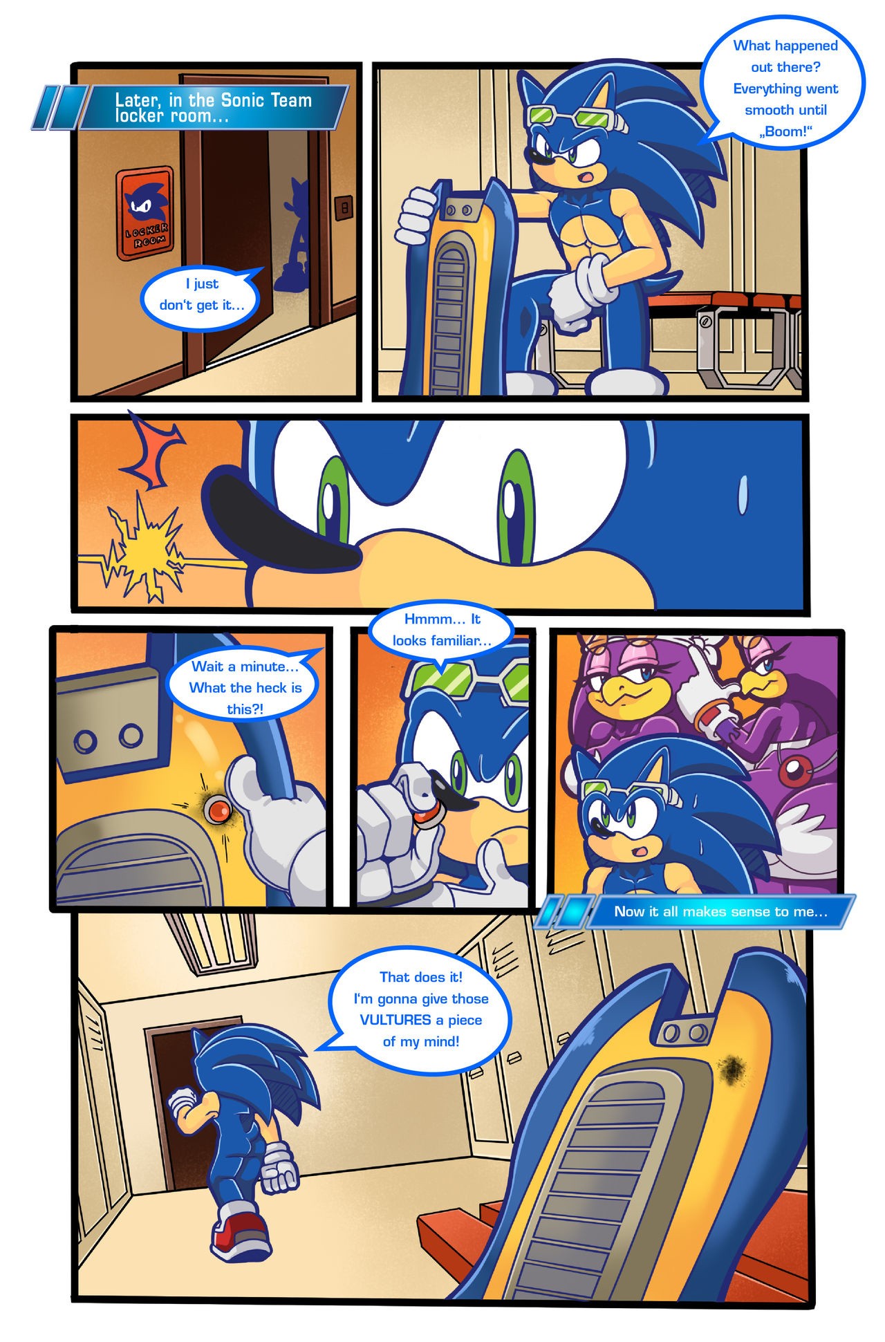 Sonic Riding Dirty porn comic picture 3