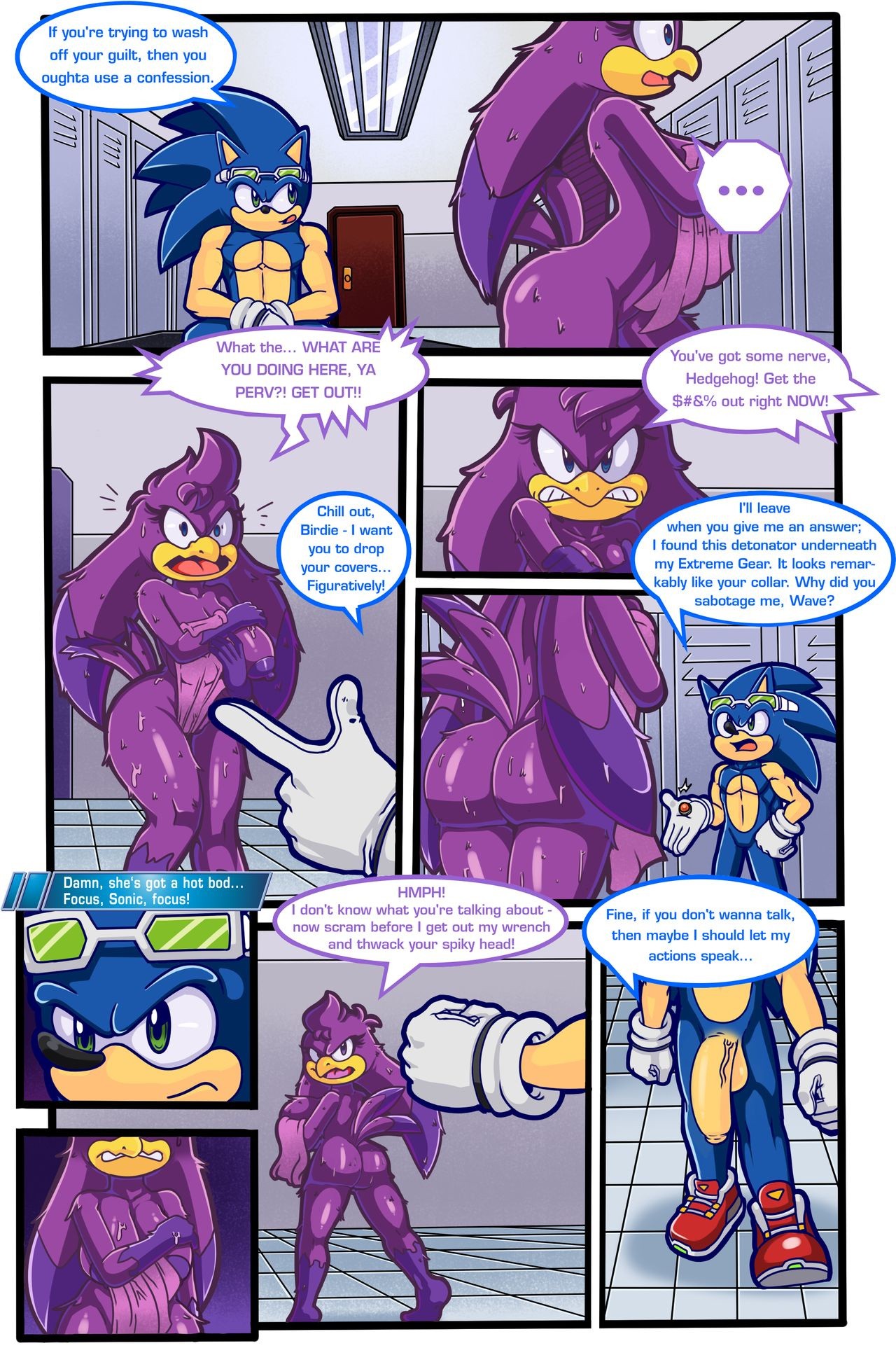 Sonic Riding Dirty porn comic picture 5
