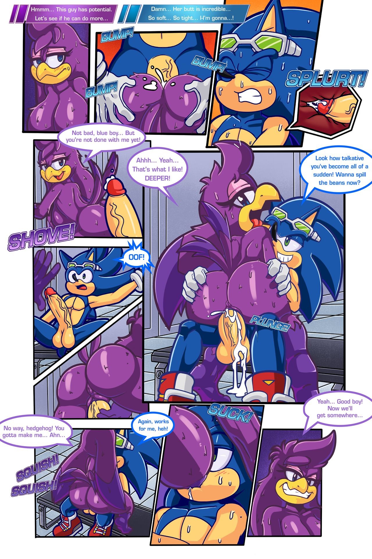 Sonic Riding Dirty porn comic picture 7
