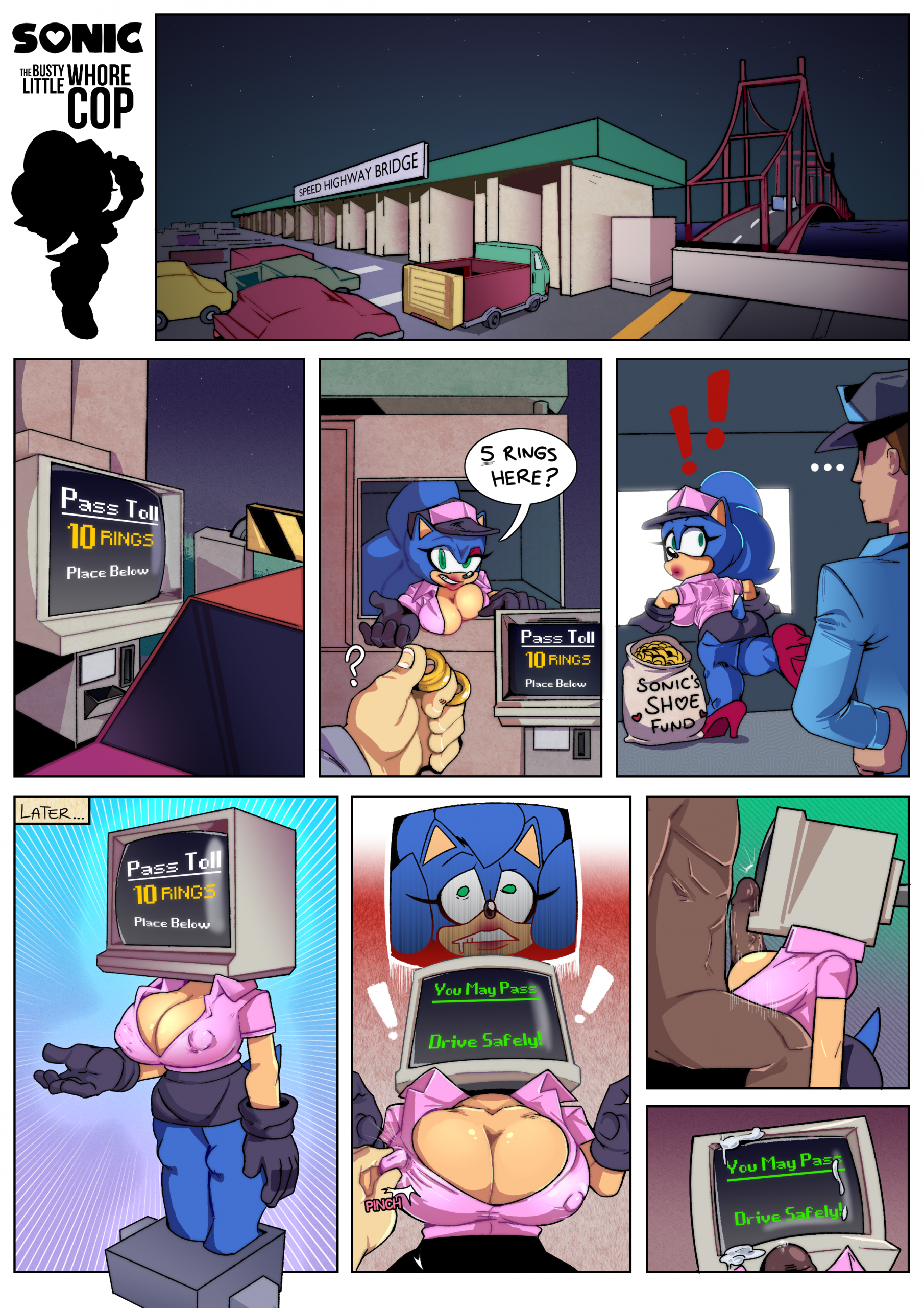 Sonic The Whore Cop porn comic picture 20
