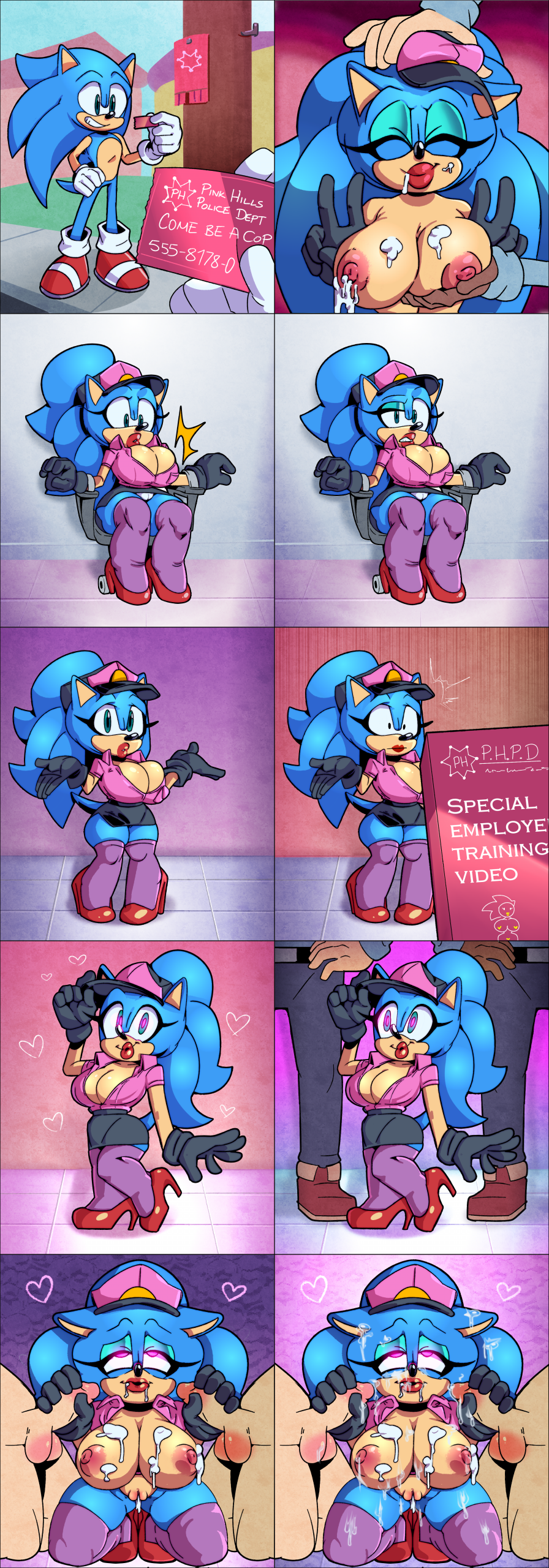 Sonic The Whore Cop porn comic picture 21